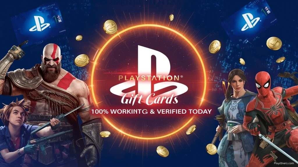 Free PlayStation Gift Card Codes 2025 – 100% Working & Verified Today