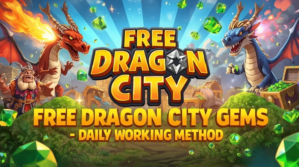 Free Dragon City Gems 2025 – Daily Working Method